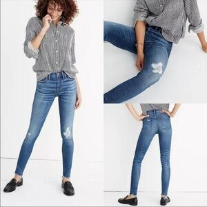 Madewell 9 inch High Rise Skinny jeans